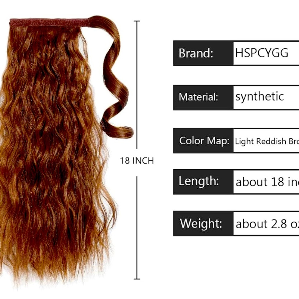Wavy Hair Ponytail Extension,